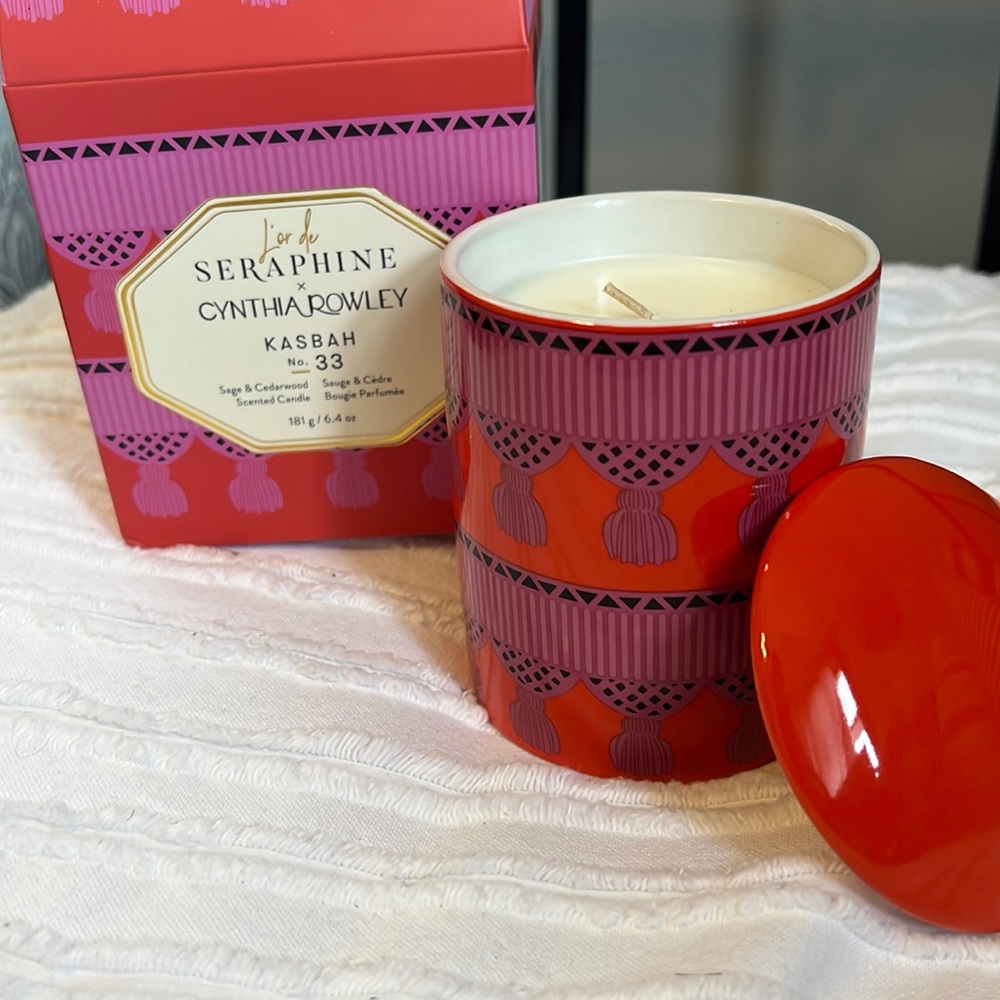 COPY - Lor de Seraphine x Cynthia Rowley Kasbah ceramic candle new in box